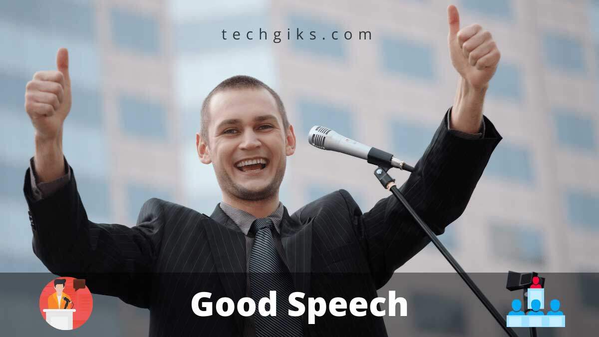 Example of Good Speech